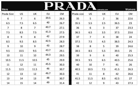 prada women's shoe size conversion|prada women's size chart.